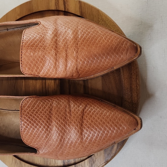 Frye Kenzie Venetian Brownish Orange Flats Size 6.5 - Picture 5 of 7